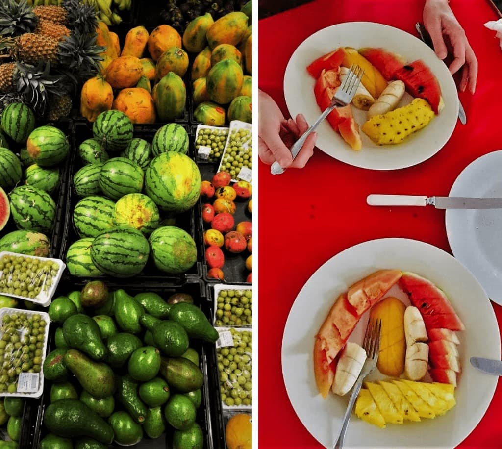 Food in Sri Lanka; fresh food